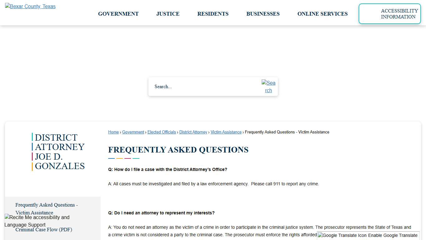 Frequently Asked Questions | Bexar County, TX - Official Website